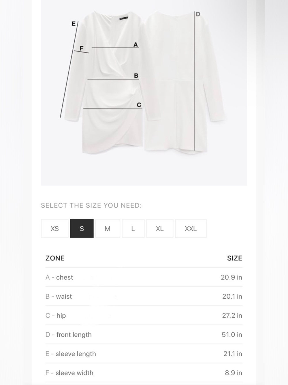 ZARA Belted cotton poplin shirt dress w Balloon Sleeves. ZW Collection  NWT - Picture 13 of 15